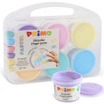Primo Pastel Prstové barvy sada 6 x 100g, kelímky PP box – Zboží Dáma