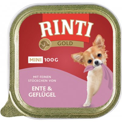 Finnern Rinti Gold Mini Kachní & drůbeží maso 6 x 100 g – Hledejceny.cz