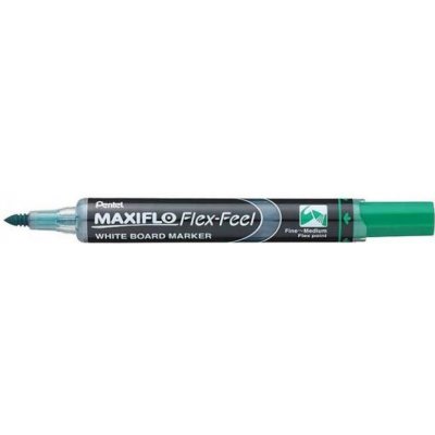 Popisovač na bílé tabule Pentel Maxiflo Flex-Feel - zelený
