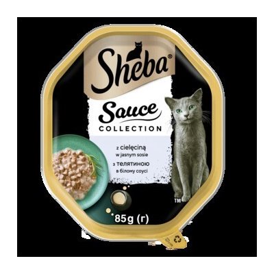 SHEBA Sauce Collection telecí v omáčce 85 g – Zbozi.Blesk.cz