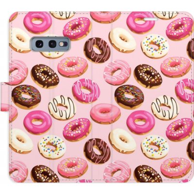 Pouzdro iSaprio Flip s kapsičkami na karty - Donuts Pattern 03 Samsung Galaxy S10e
