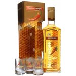 Nemiroff Honey Pepper 40% 0,7 l (dárkové balení 3 panáky) – Zboží Mobilmania