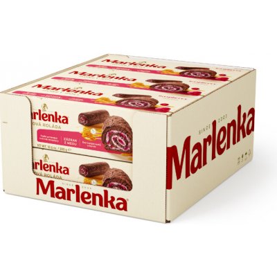Marlenka Medová roláda s kakaem a malinami 6 x 300 g – Zboží Dáma