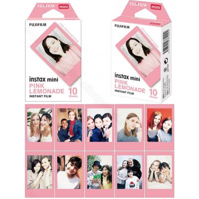 Fujifilm COLORFILM INSTAX mini 10ks PINK LEMONADE