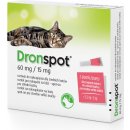 Veterinární přípravek Dronspot Spot-on Cat 60 / 15 mg 2 x 0,75 ml