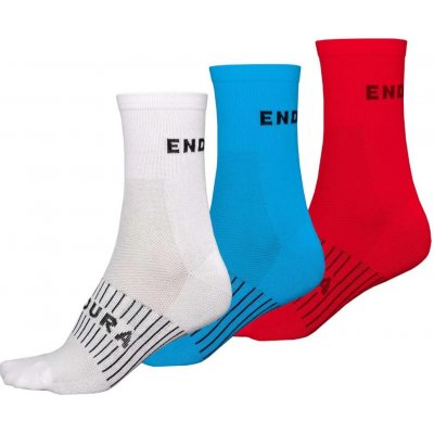 Endura E1265BP ponožky Coolmax Race 3pack pacific blue – Hledejceny.cz