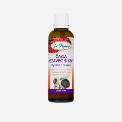 Dr. Popov Bylinné kapky Čaga Rezavec šikmý 6 x 50 ml – Hledejceny.cz