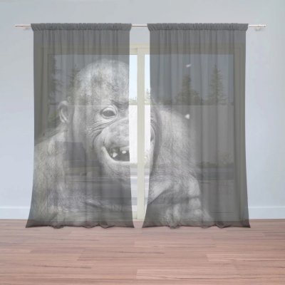 Záclony Orangutan: 2 ks - 150x250 cm - Sablio – Hledejceny.cz