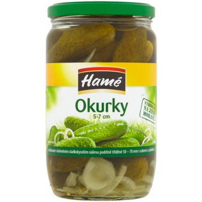 Hamé Znojmia okurky 5-7cm 660g