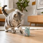 TRIXIE Myška tkaná sedící, s catnipem, 11cm – Zboží Dáma