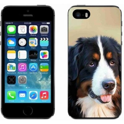 Pouzdro mmCase Gelové iPhone SE 2016 - bernské salašnické pes – Zboží Mobilmania