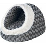 Trixie Kaline plyšová kukaň šedá krémová 35 x 26 x 41 cm – Zboží Mobilmania