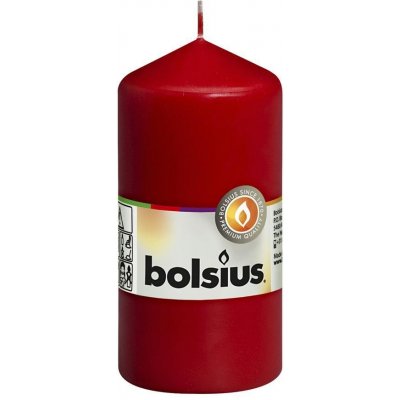 Bolsius Červená 60 x 120 mm – Zboží Mobilmania