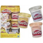 Hasbro Play Doh Sada 6 kelímků třpytivá zlatá stříbrná a růžová E9433 – Zboží Dáma