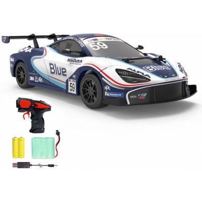 Siva RC auto MC Laren 720S GT3 2,4GHz 100% RTR modrá 1:24