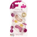 Nip Cherry šidítko kaučuk 2ks red/pink