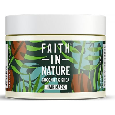 Faith in Nature vlasová maska kokos a bambucké máslo 300 ml