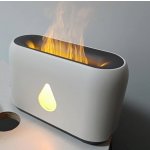 Hütermann Aroma difusér FIRE s projekcí ohně šedá + Esenciální olej – Zboží Mobilmania