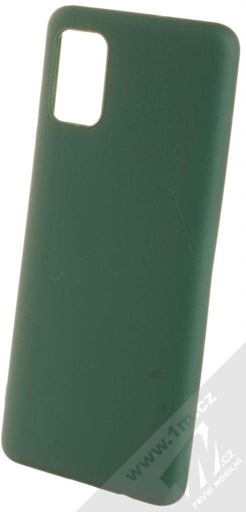 Pouzdro Forcell Jelly Matt Case Samsung Galaxy A51 tmavě zelené