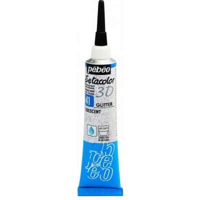 Setacolor 3D kontura s glitry 41 iridescent 20 ml Pebeo – Zboží Mobilmania