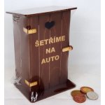 Pokladnička kadibudka Šetříme na auto – Zboží Dáma