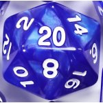 TLAMA games Hrací kostka dvacetistěnná perleťová Barva: modrá – Zboží Živě