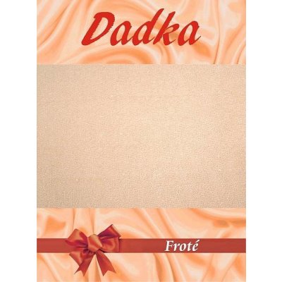 Dadka froté prostěradlo medové 180x200x15 – Sleviste.cz