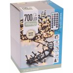 Koopman Micro LED Světelný řetěz Cluster 700 LED teplá bílá, zelený kabel, 14 m – Hledejceny.cz
