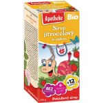 Apotheke Pohádkový dětský Jitrocelový sirup se šípkem BIO 250 g – Hledejceny.cz