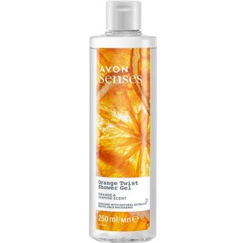 Avon Senses sprchový gel s vůní pomeranče a jasmínu 250 ml