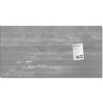 Sigel Artverum magnetická skleněná tabule textura betonu 91 x 46 cm – Zboží Dáma