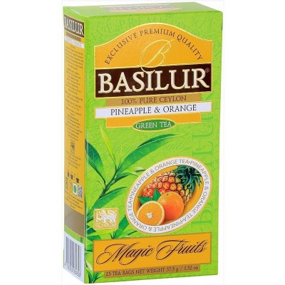 Basilur Tea Magic Pineapple & Orange 25 x 1,5 g – Zbozi.Blesk.cz