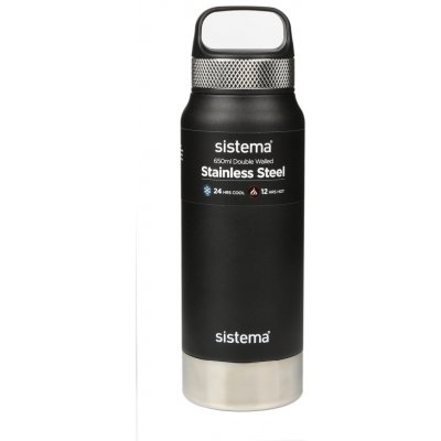 Sistema Hydrate Termoláhev Stainless Steel 650 ml černá – Zboží Mobilmania