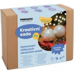 Manumi kreativní sada na dekorování vánočních ozdob stříbrná 1 ks – Hledejceny.cz