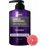 KUNDAL Honey & Macadamia Treatment kůra na vlasy Pink Grapefruit 500 ml – Zboží Dáma