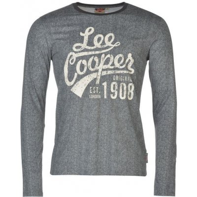 Lee Cooper charchoal pánské tričko