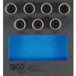 BGS Technic BGS 109559 Nástrčné hlavice 17 mm pro bezpečnostní šrouby kol Opel/Vauxhall (typ D) (Sada 7 dílů) – Zbozi.Blesk.cz