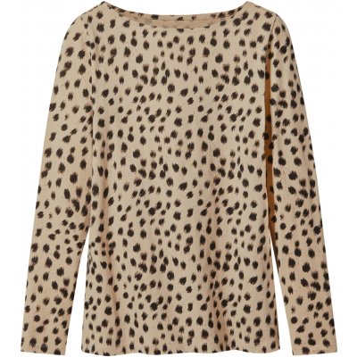 esmara Dámské triko s dlouhými rukávy leopardí vzor – Zboží Dáma