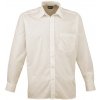 Pánská Košile Premier Workwear pánská košile s dlouhým rukávem PR200 natural