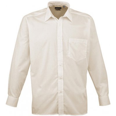 Premier Workwear pánská košile s dlouhým rukávem PR200 natural