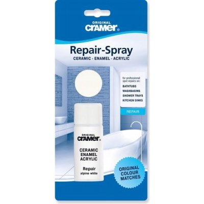 Sapho - REPAIR SPRAY barva pro opravu keramiky, smaltu a akrylu 50ml, bílá (CA-17080) – HobbyKompas.cz