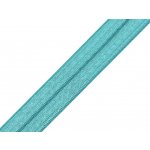 Lemovací pruženka půlená šíře 16 mm, střední, 17 tyrkysová (bal. 25) – Zboží Dáma
