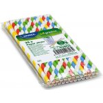 Wimex Slámka papírová Spirála barevný mix 6 mm x 20 cm 25 ks – Zboží Dáma