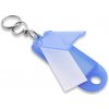 Přívěsky na klíče CombiCraft Klíčové štítky Commbicraft Open Folding Modrá 60 x 22 mm 100 ks