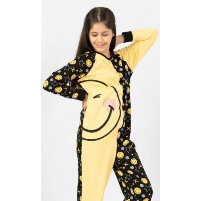 Emoticon dětský overal žltá – Zbozi.Blesk.cz