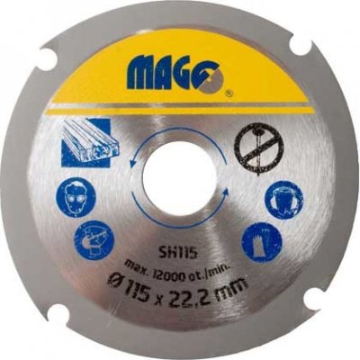 Magg Řezný kotouč na dřevo 115x22,2 mm PHT-0110 – Zboží Mobilmania