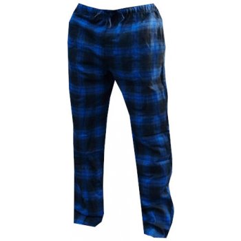 Xcena pánské pyžamové kalhoty flanel modré
