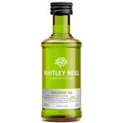 Whitley Neill Gooseberry gin 43% 0,05 l (holá lahev)