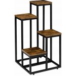 TZB Stojan na květiny Mogren hnědý/černý – Zboží Dáma