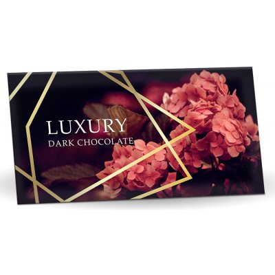 Selllot Luxury Hořká čokoláda 60% Hortenzie 175 g – Hledejceny.cz